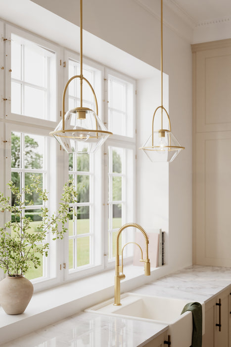 Minka-Lavery - 11895-732 - One Light Pendant - Coralyn - Legacy Brass