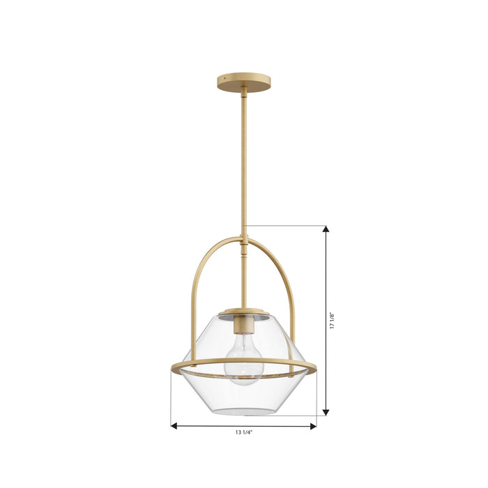 Minka-Lavery - 11895-732 - One Light Pendant - Coralyn - Legacy Brass