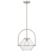Minka-Lavery - 11895-84 - One Light Pendant - Coralyn - Brushed Nickel