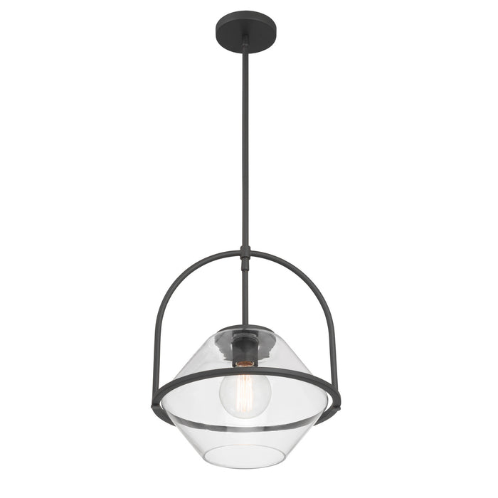 Minka-Lavery - 11895-899 - One Light Pendant - Coralyn - Dark Matte Black