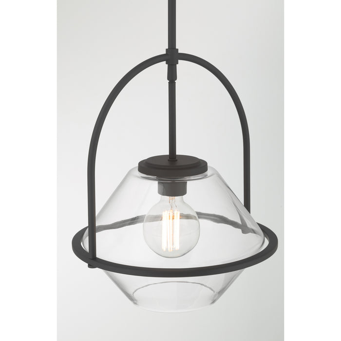 Minka-Lavery - 11895-899 - One Light Pendant - Coralyn - Dark Matte Black