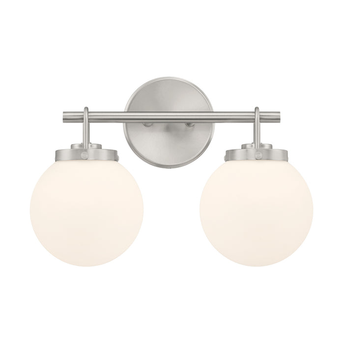 Minka-Lavery - 12012-84 - Two Light Vanity - Ortesa - Brushed Nickel