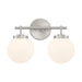 Minka-Lavery - 12012-84 - Two Light Vanity - Ortesa - Brushed Nickel