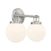 Minka-Lavery - 12012-84 - Two Light Vanity - Ortesa - Brushed Nickel