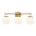 Minka-Lavery - 12013-732 - Three Light Vanity - Ortesa - Legacy Brass