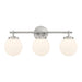 Minka-Lavery - 12013-84 - Three Light Vanity - Ortesa - Brushed Nickel