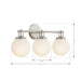 Minka-Lavery - 12013-84 - Three Light Vanity - Ortesa - Brushed Nickel