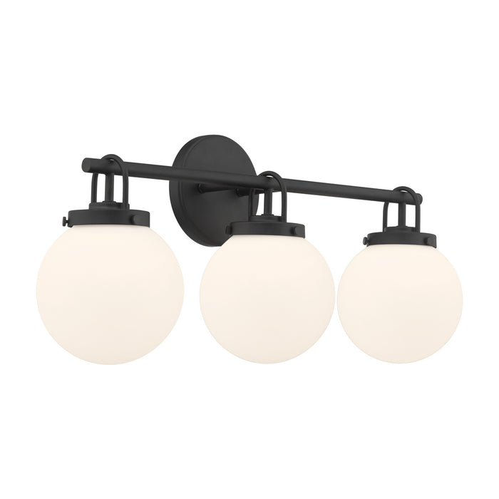 Minka-Lavery - 12013-899 - Three Light Vanity - Ortesa - Dark Matte Black