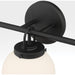 Minka-Lavery - 12013-899 - Three Light Vanity - Ortesa - Dark Matte Black