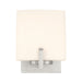 Minka-Lavery - 12431-84 - One Light Bath Sconce - Mirelle - Brushed Nickel