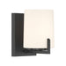 Minka-Lavery - 12431-899 - One Light Bath Sconce - Mirelle - Dark Matte Black