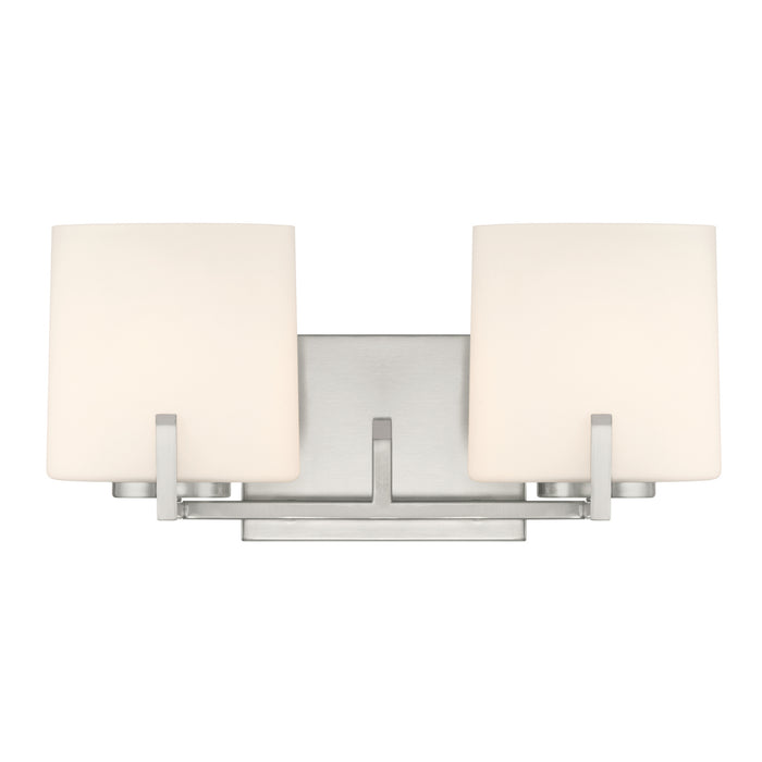 Minka-Lavery - 12432-84 - Two Light Vanity - Mirelle - Brushed Nickel