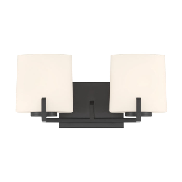 Minka-Lavery - 12432-899 - Two Light Vanity - Mirelle - Dark Matte Black
