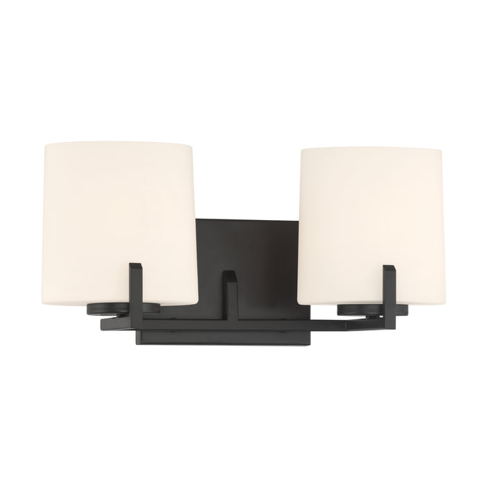 Minka-Lavery - 12432-899 - Two Light Vanity - Mirelle - Dark Matte Black