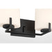 Minka-Lavery - 12432-899 - Two Light Vanity - Mirelle - Dark Matte Black