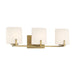 Minka-Lavery - 12433-732 - Three Light Vanity - Mirelle - Legacy Brass