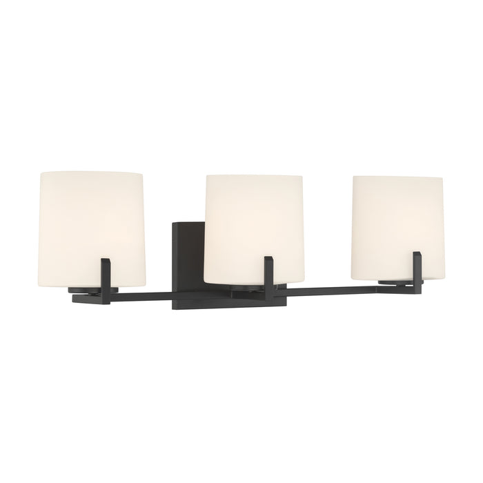 Minka-Lavery - 12433-899 - Three Light Vanity - Mirelle - Dark Matte Black