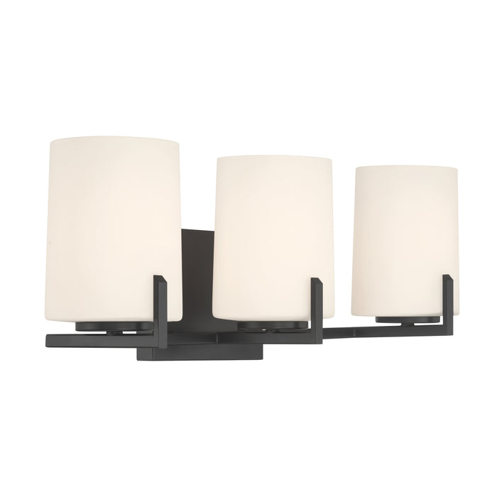 Minka-Lavery - 12433-899 - Three Light Vanity - Mirelle - Dark Matte Black