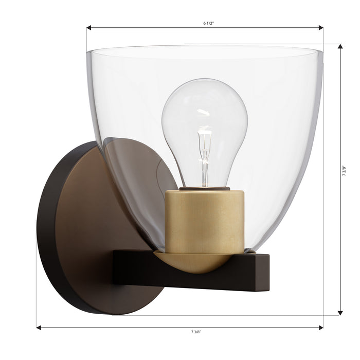 Minka-Lavery - 12481-796 - One Light Bath Sconce - Noellea - Dark Bronze