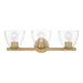 Minka-Lavery - 12483-732 - Three Light Vanity - Noellea - Legacy Brass