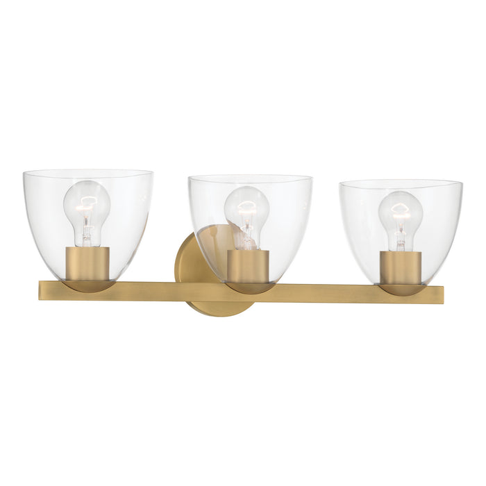 Minka-Lavery - 12483-732 - Three Light Vanity - Noellea - Legacy Brass