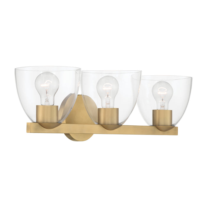 Minka-Lavery - 12483-732 - Three Light Vanity - Noellea - Legacy Brass