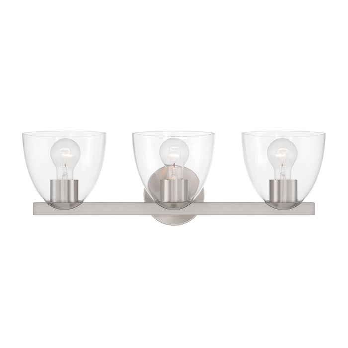 Minka-Lavery - 12483-84 - Three Light Vanity - Noellea - Brushed Nickel