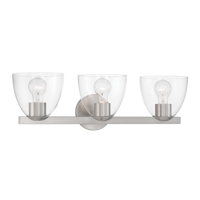 Minka-Lavery - 12483-84 - Three Light Vanity - Noellea - Brushed Nickel