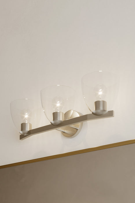 Minka-Lavery - 12483-84 - Three Light Vanity - Noellea - Brushed Nickel