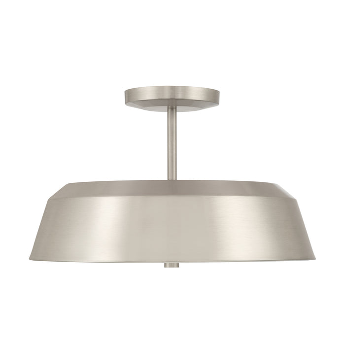 Minka-Lavery - 12625-84 - Three Light Semi-Flush Mount - Trellwyn - Brushed Nickel