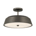 Minka-Lavery - 12625-868 - Three Light Semi-Flush Mount - Trellwyn - Plated Dark Bronze