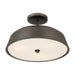 Minka-Lavery - 12625-868 - Three Light Semi-Flush Mount - Trellwyn - Plated Dark Bronze