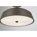 Minka-Lavery - 12625-868 - Three Light Semi-Flush Mount - Trellwyn - Plated Dark Bronze