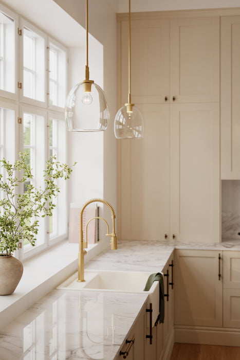 Minka-Lavery - 13125-732 - One Light Mini Pendant - Orbis - Legacy Brass