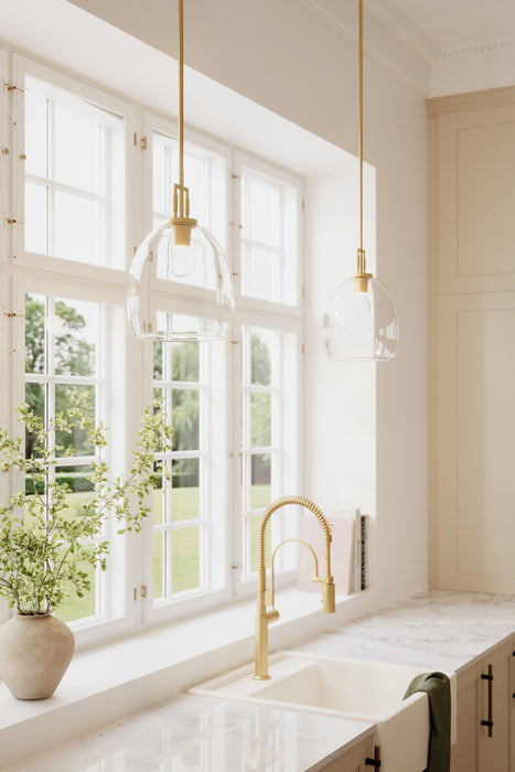 Minka-Lavery - 13125-732 - One Light Mini Pendant - Orbis - Legacy Brass