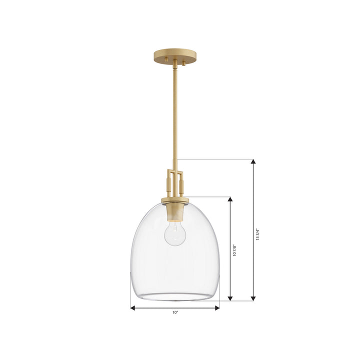 Minka-Lavery - 13125-732 - One Light Mini Pendant - Orbis - Legacy Brass