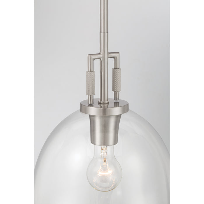 Minka-Lavery - 13125-84 - One Light Mini Pendant - Orbis - Brushed Nickel