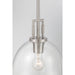 Minka-Lavery - 13125-84 - One Light Mini Pendant - Orbis - Brushed Nickel