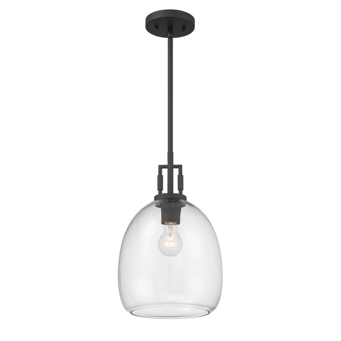 Minka-Lavery - 13125-899 - One Light Mini Pendant - Orbis - Dark Matte Black