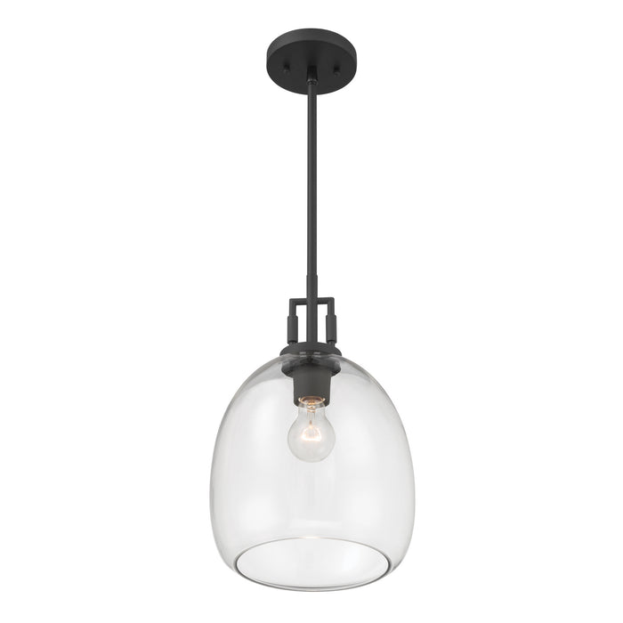 Minka-Lavery - 13125-899 - One Light Mini Pendant - Orbis - Dark Matte Black