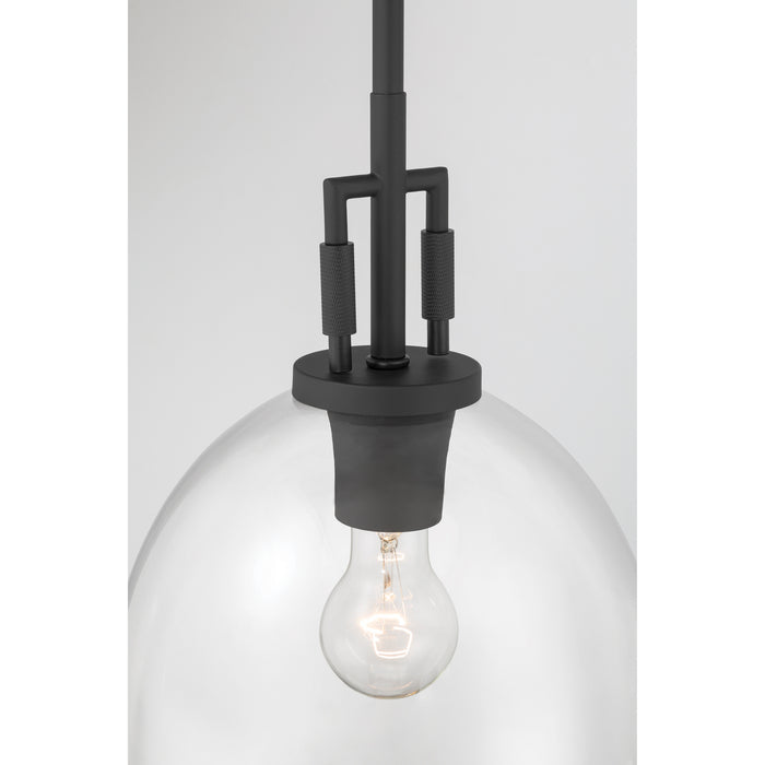 Minka-Lavery - 13125-899 - One Light Mini Pendant - Orbis - Dark Matte Black