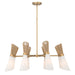 Minka-Lavery - 14266-732 - Eight Light Chandelier - Vantrel - Legacy Brass