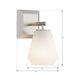 Minka-Lavery - 14371-84 - One Light Bath Sconce - Siena - Brushed Nickel
