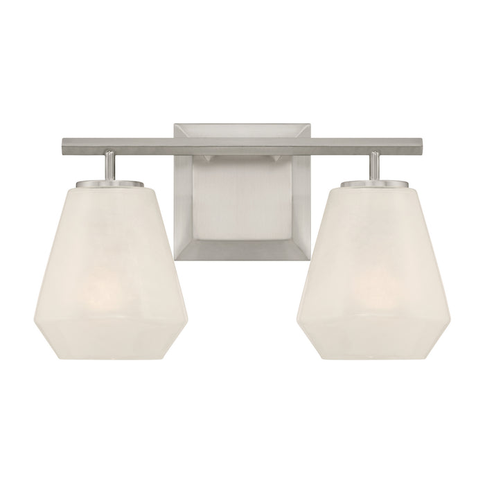 Minka-Lavery - 14372-84 - Two Light Vanity - Siena - Brushed Nickel