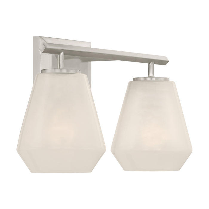 Minka-Lavery - 14372-84 - Two Light Vanity - Siena - Brushed Nickel