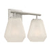 Minka-Lavery - 14372-84 - Two Light Vanity - Siena - Brushed Nickel