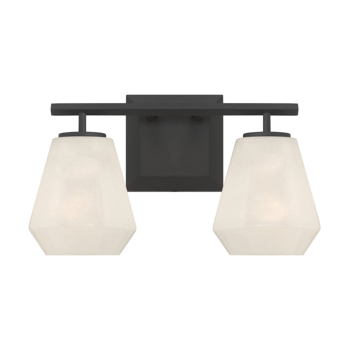 Minka-Lavery - 14372-899 - Two Light Vanity - Siena - Dark Matte Black