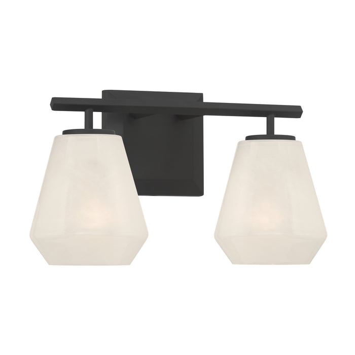 Minka-Lavery - 14372-899 - Two Light Vanity - Siena - Dark Matte Black