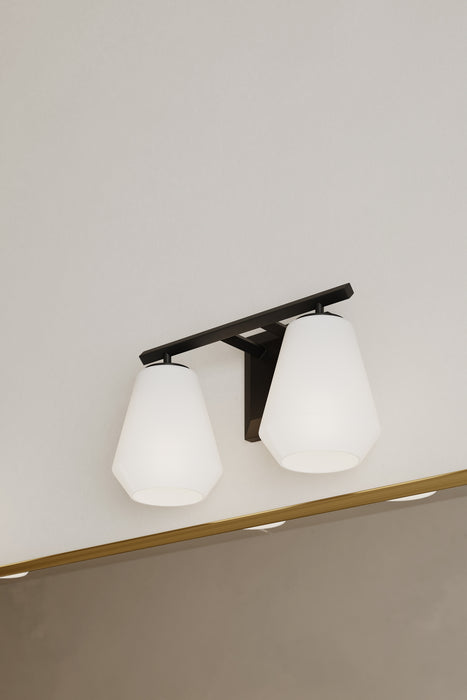 Minka-Lavery - 14372-899 - Two Light Vanity - Siena - Dark Matte Black