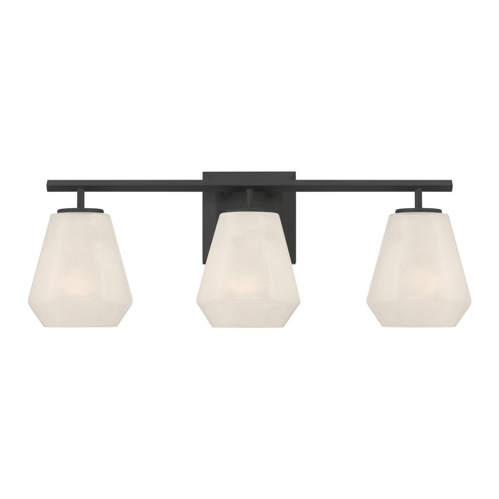 Minka-Lavery - 14373-899 - Three Light Vanity - Siena - Dark Matte Black